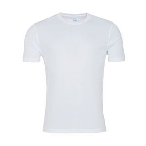AWDis Just Cool Mens Smooth Short Sleeve T-Shirt / Arctic White